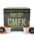 Black Rifle Coffee Company Supply Drop Variety Pack With Silencer Smooth Ak Espresso Just Black And Beyond Black Blends 48 Coffee Pods