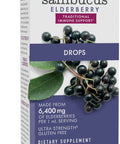 Nature'S Way Sambucus Elderberry Drops With Ultra Strength Elderberry, Immune Support*, Made From 6400Mg Of Elderberries Per 1 Ml, 1 Fl. Oz.