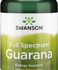Swanson Guarana 500 Milligrams 100 Capsules
