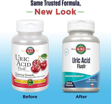 Kal Uric Acid Flush Tablets 60 Count