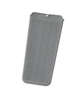 THE STYLE SUTRA Silicone Heat Resistant Mat Pouch for Curling Iron Hair Straightener Barber Gray| Hair Care & Styling | Straightening & Curling Irons