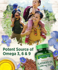 Nature's Truth Flaxseed Oil Capsules | 90 Softgels | Cold Pressed, Non-GMO, Gluten