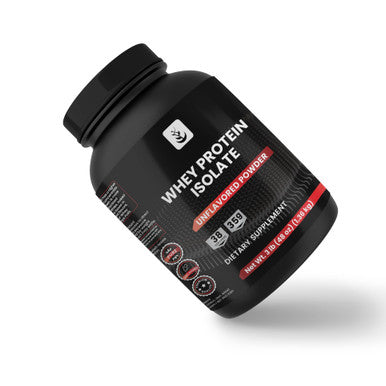 PURE ORIGINAL INGREDIENTS Whey Protein Isolate, 3 Lb, Instantized, Unflavored