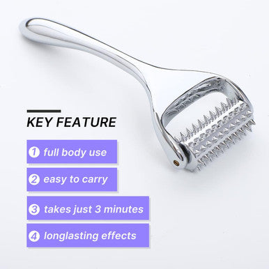 Acupressure Roller, Acupuncture Massage Roller For Neck/Head/Hand Pain Relief And Muscle Relaxation