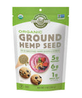 Manitoba Harvest Organic Ground Hemp Seeds - 7oz - 5g Plant Protein, 6g Fiber, and 1g Omega 3 & 6 per 15g serving - Fiber-Rich Super Seeds for Added Nutrition - Vegan, Non-GMO Project Verified