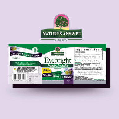 Nature'S Answer Eyebright Herb Capsule Supplement 90-Count | Supports Healthy Eyes & Vision | Promotes Respiratory Function