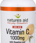 Natures Aid | Vitamin C - 1000Mg Low Acid 180 Tablets | 2 X 180 Tablet