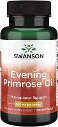 Swanson Evening Primrose Oil (Omegatru) 500 Milligrams 100 Sgels