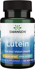 Swanson Lutein 20 Milligrams 120 Sgels