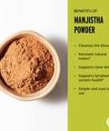Banyan Botanicals Manjistha Powder, 1/2 Pound - Usda Organic - Rubia Cordifolia - Cleanses The Blood & Lymph - Ayurveda