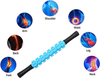 Massage Roller, Muscle Roller Stick, Therapy Roller Stick For Legs, Calf, Thigh, Lipo Roller For Relief Muscles, Deep Tissue Massage Rolling Pin For Trigger Points, Help Sore Muscle Recovery