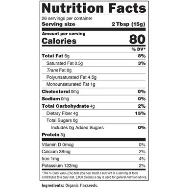 Barleans FortiFlax Premium Ground Flaxseed with All Natural Supplement Source of Omega 3 Lignans and Fibers for Maxium Nutrition Vegan Non GMO Gluten Free 14Ounce