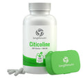 LongLifeNutri Citicoline Cdp Choline 300Mg - Brain Booster For Enhanced Focus & Clarity - 120 Veggie Capsules - Made In Usa