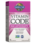 Garden of Life Antioxidant - Vitamin Code Raw Whole Food Vitamin Supplement with Probiotic and Enzyme Blend, Vegan, 30 Capsules *Packaging May Vary*