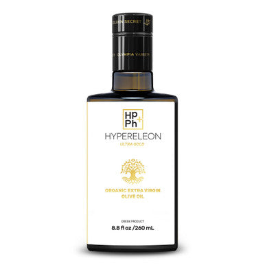 HYPERELEON ULTRA GOLD | Premium, Organic, Supremely Rich in Polyphenols, Greek Extra Virgin Olive 100% Pure & Natural 260ml