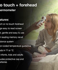 Braun No Touch and Forehead Thermometer - Touchless Thermometer for , Babies, Toddlers and Kids Fast, Reliable, and Accurate Results