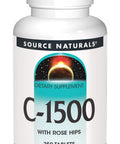 Source s C-1500, With Rose Hips 1500 mg For Immune System Support - 250 Tablets