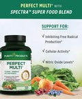 Perfect Multi Multivitamin by Purity Products Packed with Vitamins Minerals and Phytonutrients 60 Breakthrough Nutrients Support for Healthy Immunity Normal Energy Levels 120 Capsules 1