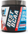 BPI Sports Best BCAA Shredded - Converts Fat to Energy - Weight Loss and Lean Muscle Support - Post-Workout Recovery - Watermelon Ice, 25 Servings, 275 g