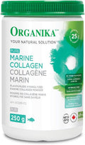 Organika Marine Collagen Powder- Wild-Caught From North Atlantic- Supports Hair, Nail, Skin Health, Pure Hydrolyzed Form, Tasteless - 250G