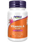 Now Foods Vitamin A, 25000 IU from Fish liver oil, 250 Soft-gels