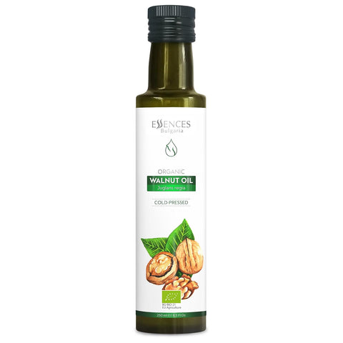 Essences Bulgaria Organic Hemp Seed Oil 8.5 Fl Oz | 250ml | 100% Natural Cold-Pressed Oil | Extra Premium Quality | Rich in Omegas | Dips | Salads | No Additives or Preservatives | Non-GMO | Vegan
