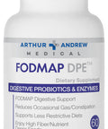 Arthur Andrew Medical - FODMAP DPE, Digestive Probiotics and Enzymes, Relief for FODMAP Intolerance and Highly Fermentable Foods, Vegan, Non-GMO, 60 Capsules