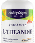 Healthy Origins L-Theanine (AlphaWave) 100 mg, 180 Veggie Caps
