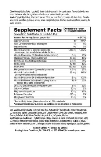 Enerc Sugar Mixed Berry Multivitamin Drink Mix 1000Mg Vitamin C Nongmo Vegan Real Fruit Juice Powders Natural Immunity Support Electrolytes Gluten 1Pack Of 30