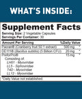 Dr. Tobias Probiotics for Women Supplement with Cranberry 60 Capsules