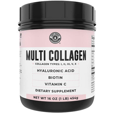 Left Coast Performance Chocolate Bone Broth and Multi Collagen Powder for Joint Hair Skin and Nails Support
