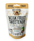 Hula Girl Organic Monk Fruit Extract Sweetener with Erythritol infused with Vanilla Bean Pod, Net Wt. 14.1 oz / 400 grams Jar