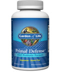 Garden of Life Whole Food Probiotic Supplement - Primal Defense HSO Probiotic Dietary Supplement for Digestive and Gut Health, Shelf Stable, 180 Vegetarian Caplets