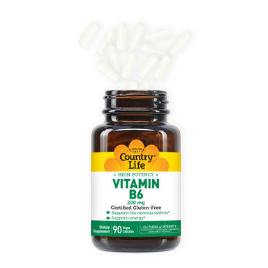 Country Life Vitamin B-6 200 mg