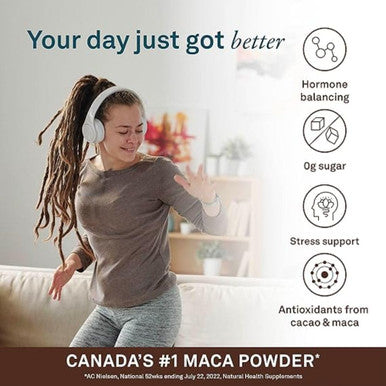 Organika Organic Maca And Cacao Powder- Gelatinized For Easy Absorption, Adaptogenic- 200G