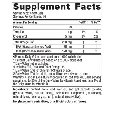 Nordic Naturals Children's DHA Strawberry 250 mg 360 Chewable Soft Gels