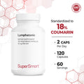 Supersmart Lymphatonic 40 mg Per Day Swelling Relief Melilotus Officinalis Extract 18 Coumarin Anti Inflammatory Supplement NonGMO Gluten Free 120 Vegetarian Capsules