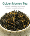 Fullchea - Chinese Tea Golden Monkey - Fujian Black Tea Loose Leaf - Golden Tea Chinese - Pleasant Taste with Malt and Chocolate - Perfect Morning Tea - 4oz / 113g