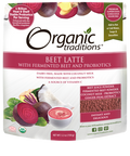 Organic Traditions Beet Latte with Fermented Beet and Probiotics - 150g