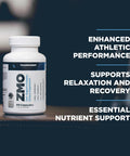 Transparent Labs Zmo - Muscle Builder For Men & Women With Zinc Magnesium Glycinate & Oyster Powder For Muscle Recovery - 60 Capsules