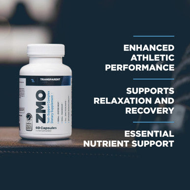 Transparent Labs Zmo - Muscle Builder For Men & Women With Zinc Magnesium Glycinate & Oyster Powder For Muscle Recovery - 60 Capsules