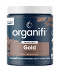 Organifi - Gold Chocolate - Superfood Supplement Powder - 20 Day Supply - Supports Restful Sleep, Immune Health And Recovery - Cocoa, Organic Turmeric And Reishi Mushroom Infused Golden Milk Drink Mix