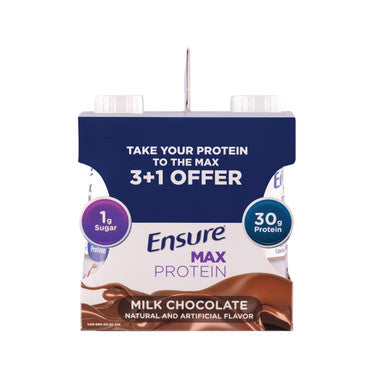 Ensure Max Protein Nutritional Shake Milk Chocolate - 330 Ml (Pack Of 4)