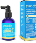 Pura D'Or Scalp Therapy Energizing Scalp Serum Revitalizer (4Oz) With Argan Oil Biotin Caffeine Stem Cell Catalase & Dht Blockers All Hair Types Men & Women (Packaging May Vary) (Pack Of 2)