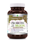 Amazing Flora Probiotic 13 Best Probiotics Strains | 25 Billion | 60 Veggie Capsules Supplement | Non-Gmo | Gluten Free | Suitable For Vegetarians | Made In Usa