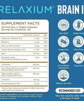 Relaxium Sleep & Brain Iq Capsules " Travel Pack " Doctor Formulated Sleep Aid & Nootropic Brain Support " Melatonin Gaba Ashwagandha " Focus & Rest Support " 24 Pouches 6Ct Each