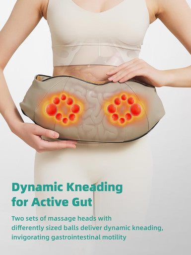 Gastrointestinal Relief Massager For Constipation, Bloating, Gas, Acid Reflux, Heartburn Relief For Women & Men, Stool Softener Abdominal Massager With Dynamic Kneading & Heating, Rechargeable Battery
