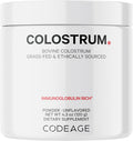 Codeage Bovine Colostrum Powder Supplement 4-Month Supply 1000mg per Serving Grass-Fed Ethically Sourced Immunoglobulin-Rich Prized First Milk Cold-Chain Pasteurized Agglomerated Non-GMO 4.3 OZ