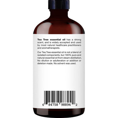 MAJESTIC PURE Tea Tree Essential Oil, Therapeutic Grade, Pure and Natural Premium Quality Oil, 4 fl oz