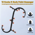 Trigger Point S Shaped Massager Tool Massage Hook Self Massage Cane For Back Neck and Shoulder Therapy Pain Relief For The Whole Body Detachable Design